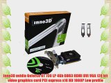 Inno3D nvidia Geforce GT 730 LP 4Gb DDR3 HDMI DVI VGA 128 bit video graphics card PCI express