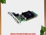 EVGA GeForce 210 512 MB DDR3 PCI Express 2.0 DVI/HDMI/VGA Graphics Card 512-P3-1310-LR