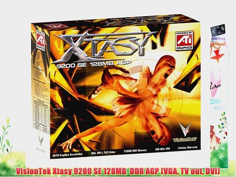 VisionTek Xtasy 9200 SE 128MB DDR AGP (VGA TV out DVI)