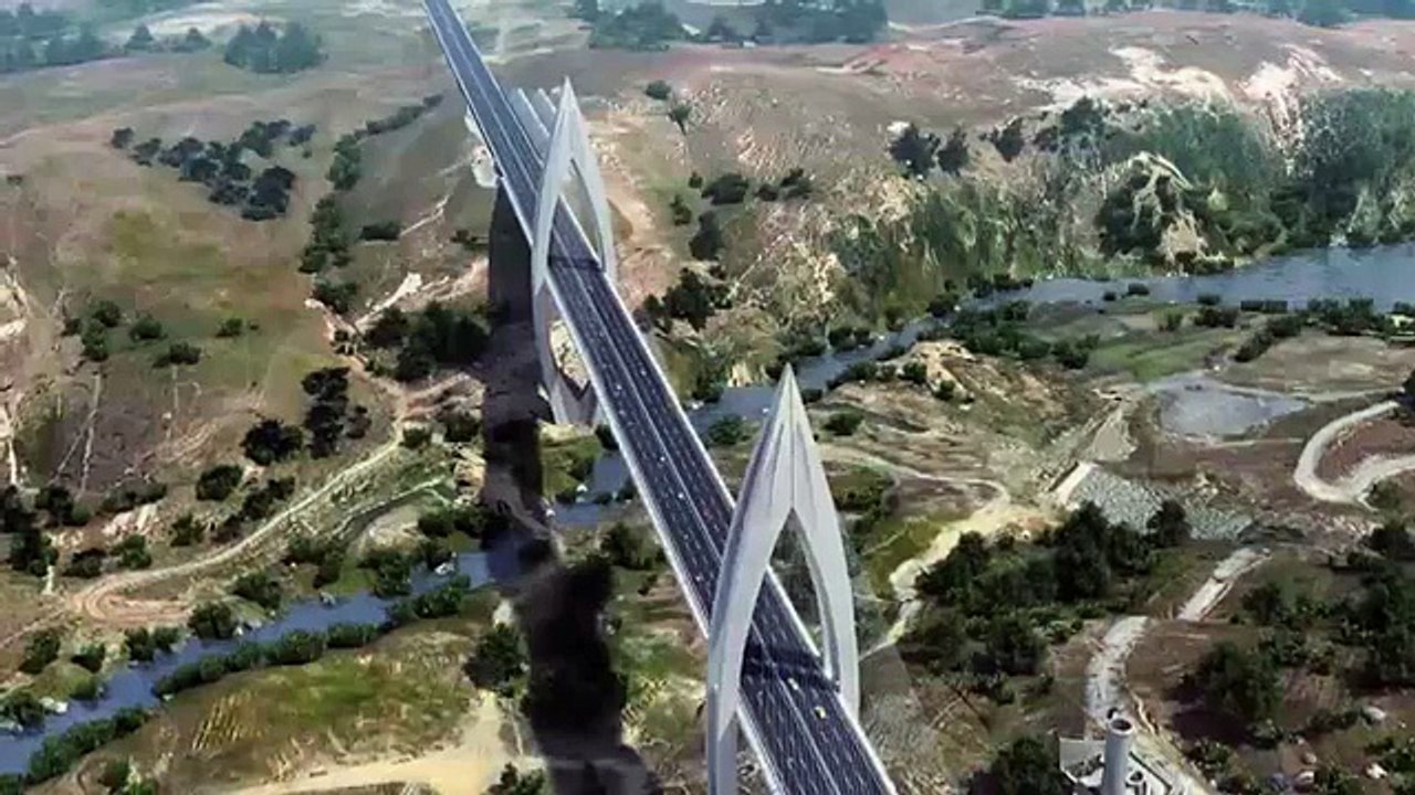 Maroc- Rabat: Le pont à haubans sur l'oued Bouregreg achevé