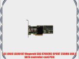 LSI LOGIC LSI00187 Megaraid SAS 8708EM2 8PORT 256MB 3GB S SATA controller card PCIE