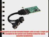 StarTech.com 4 Port PCI RS232 Serial Adapter Card with 16550 UART (PCI4S550)