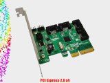 HighPoint RocketRAID 640L  Internal 4 SATA Port PCI-Express 2.0 x4 SATA 6Gb/s RAID Controller