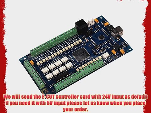 4 Axis USB CNC Mach3 E-CUT Motion Controller Card Interface Breakout Board 1Mhz