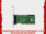 SIIG CyberParallel JJ-P00212-S6 PCI Parallel Adapter - 2 x 25-pin DB-25 Female IEEE 1284 Parallel