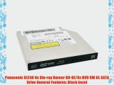 Panasonic UJ240 6x Blu-ray Burner BD-RE/8x DVD?RW DL SATA Drive (Black)