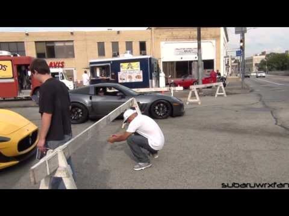 Loud Corvette Grand Sport and Mustang GT Accelerate!