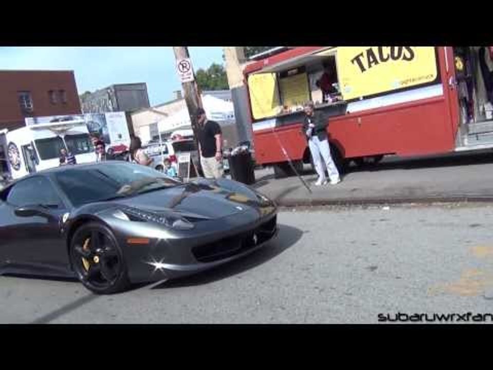 Ferrari 458 Acceleration! + BMW M5 and Corvette Accelerations!