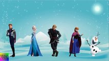 Frozen Finger Family Nursery Rhymes for Children Disney Frozen Animation Cartoon for Kids