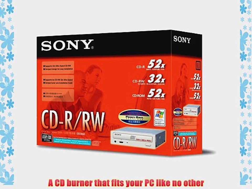 Sony CRX230AE/U 52X/32X/52X ATAPI EIDE CD-RW Drive