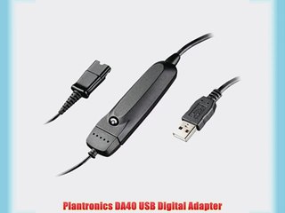 Plantronics DA40 USB Digital Adapter