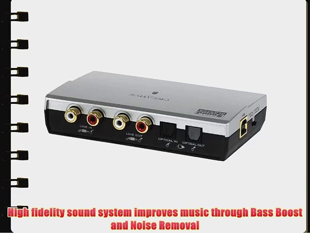 Creative Labs USB Sound Blaster MP3 External Sound Card Sound System -  video Dailymotion