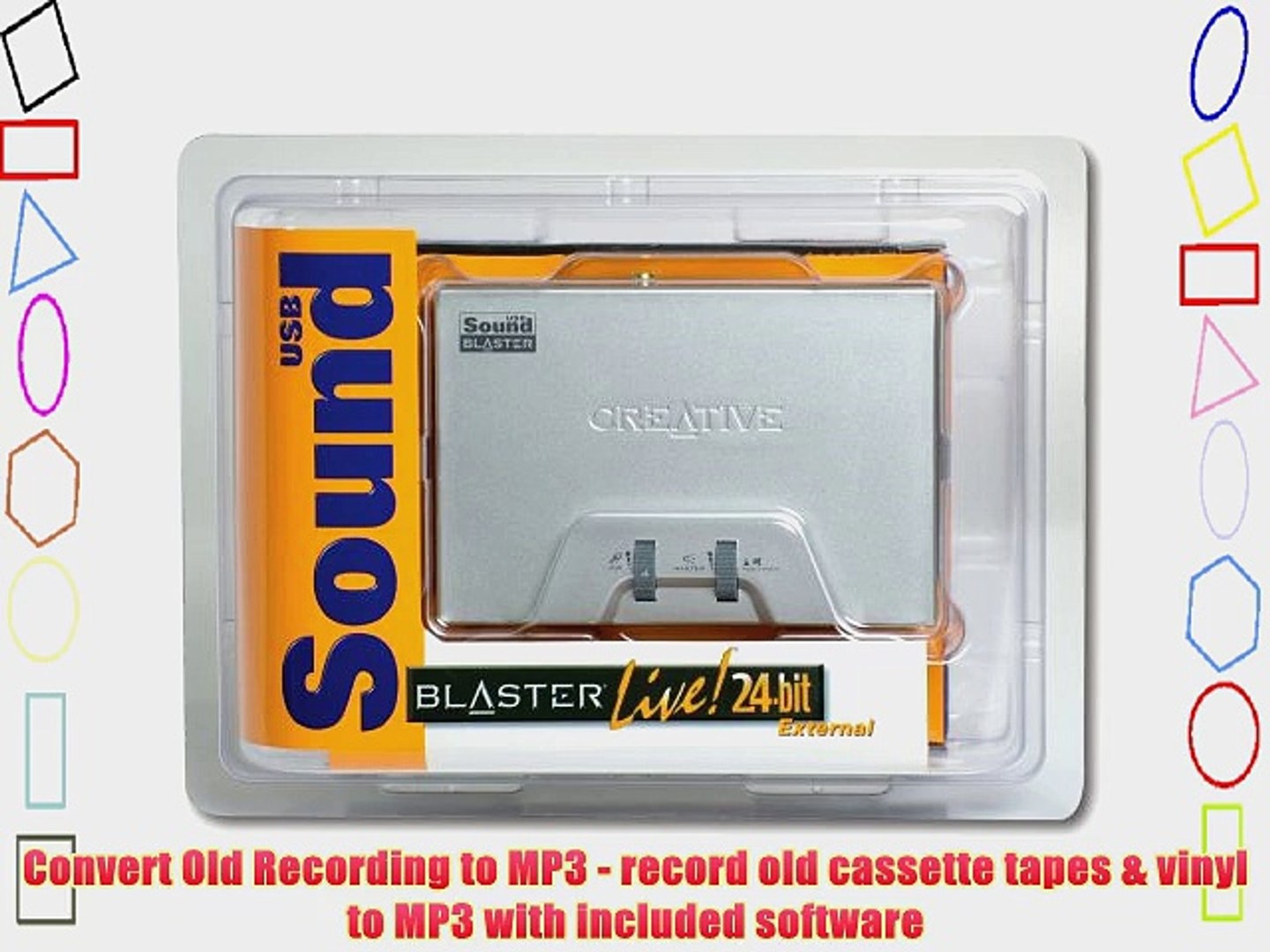 70SB049000000 - Creative Technology - Creative Sound Blaster Live 24-bit  External - Sound card - video Dailymotion