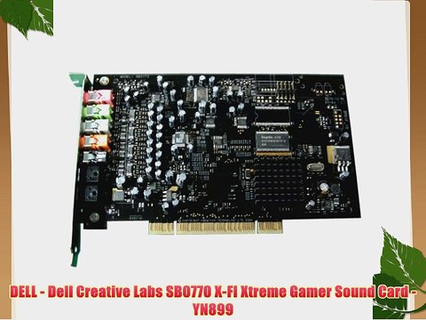 DELL - Dell Creative Labs SB0770 X-FI Xtreme Gamer Sound Card - YN899