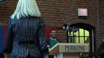 Ingrid talking at Perkins School for the Blind