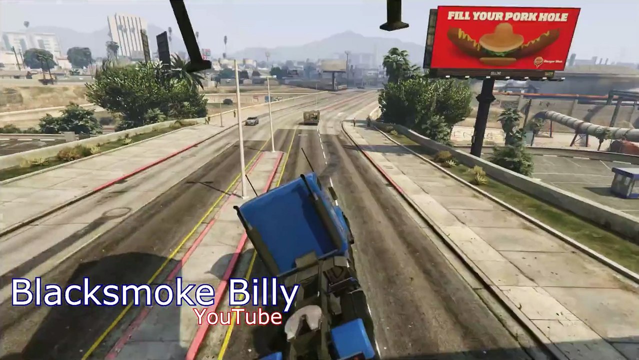 Cascade de fou dans GTA 5 : un camion fait des looping!