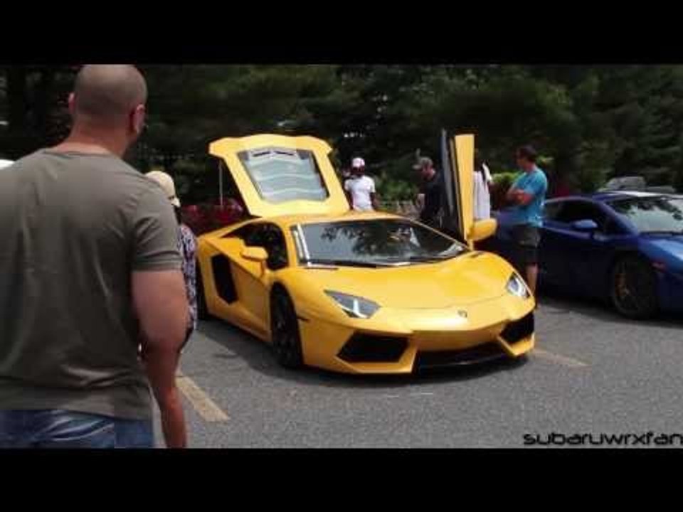 Lamborghini Aventador Revs!
