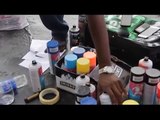 OSA7- BTS onemicnaija 5th year anniversary graffiti art