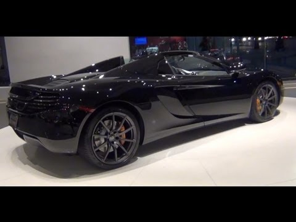 Black McLaren 12C Spider