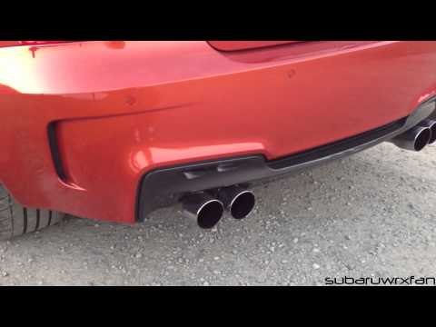 BMW 1M Eisenmann Race Exhaust Revs!