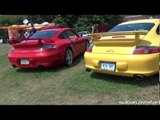 LOUD Rev Battle! Porsche 911 Turbo vs. GT3!