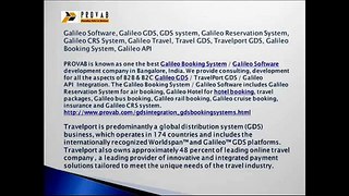 Galileo Software, Galileo GDS, GDS system, Galileo Reservation System, Galileo CRS System