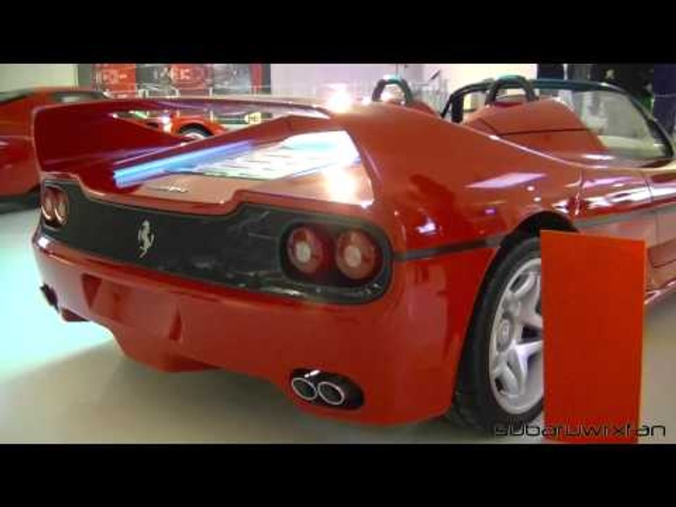 Ferrari F50 and F40 at Ferrari Museum