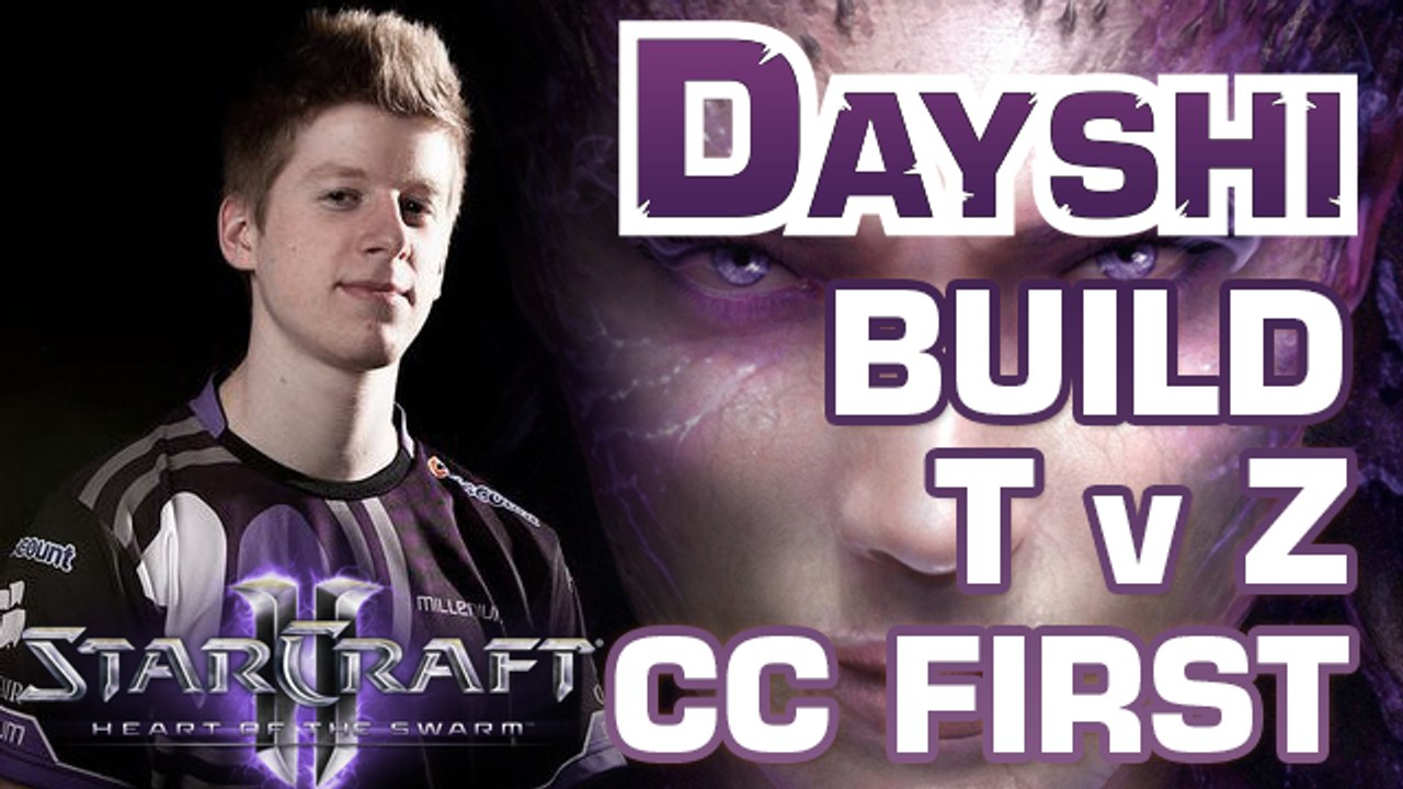 DAYSHI SC2 - BUILD TERRAN VS ZERG TVZ CC FIRST | TUTO NPNG