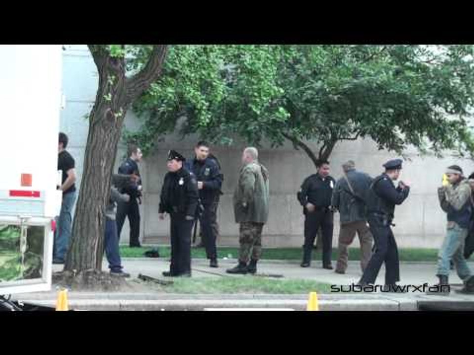 Cops and Mercenaries Practice Fighting!