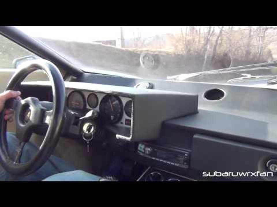 LOL! Cornering Consequences in a Lamborghini Countach!
