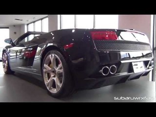 Black Lamborghini LP560 Spyder