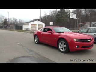 Burnout in 2011 Chevy Camaro V6!