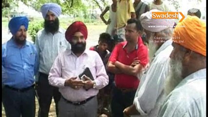 Cultivated paddy ploughed under Punjab preservation of sub-soil water act, 2009