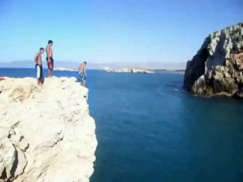 Plongeon impressionnant Alhoceima Maroc dans la région du Rif - Music morad salam