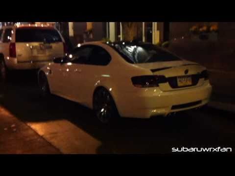 Modded BMW M3 in Downtown Pittsburgh