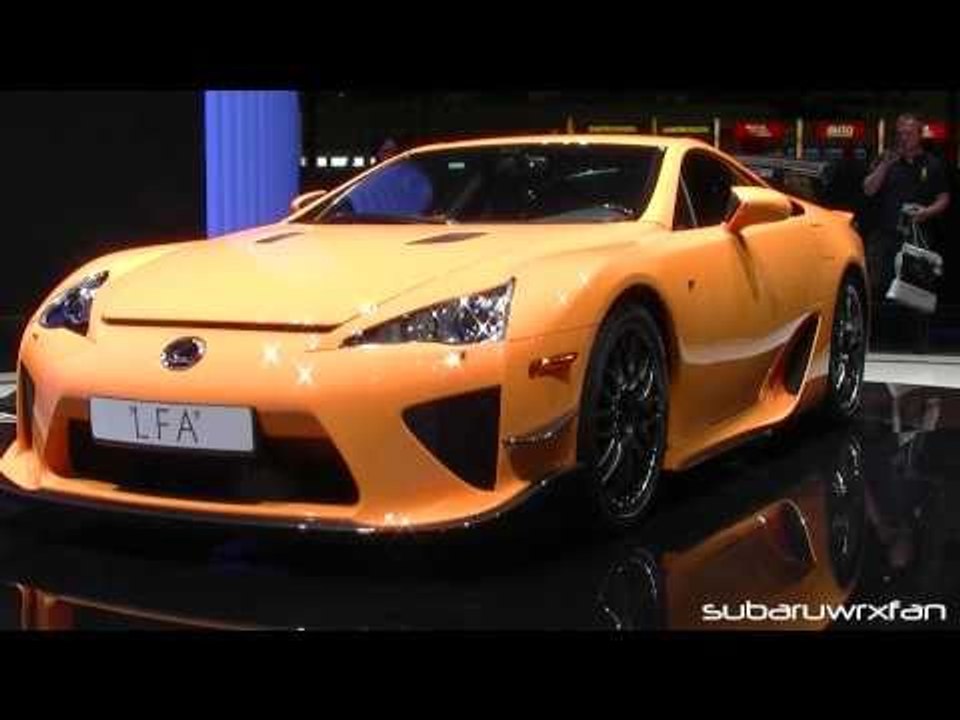 Lexus LFA Nürburgring Edition! 1 of 50! -Geneva 2011