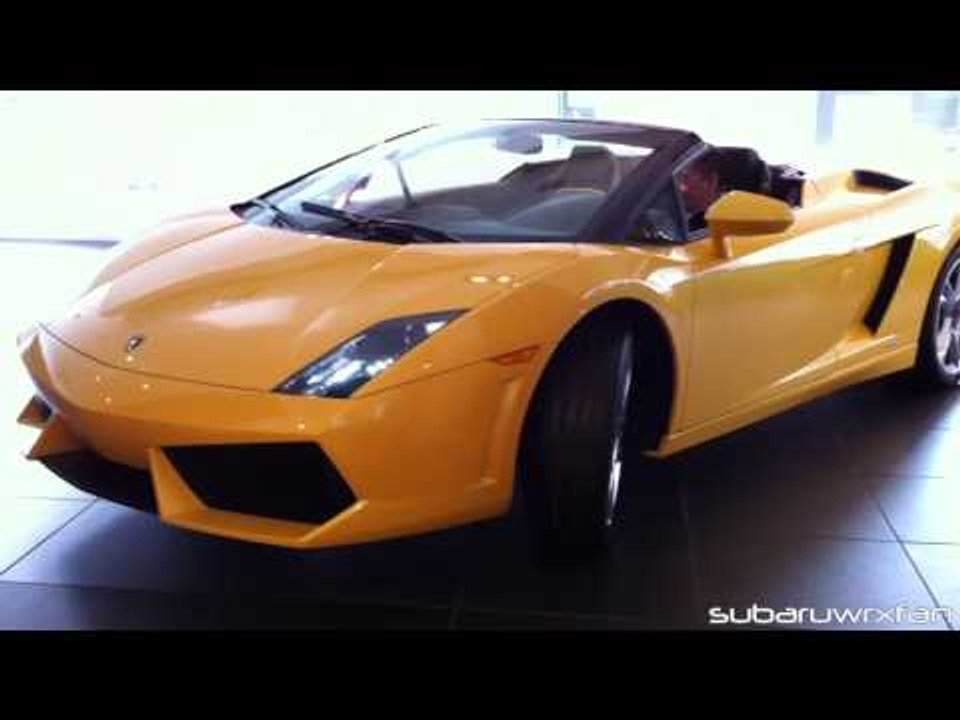 Difficult Parking of LP560 in Showroom!