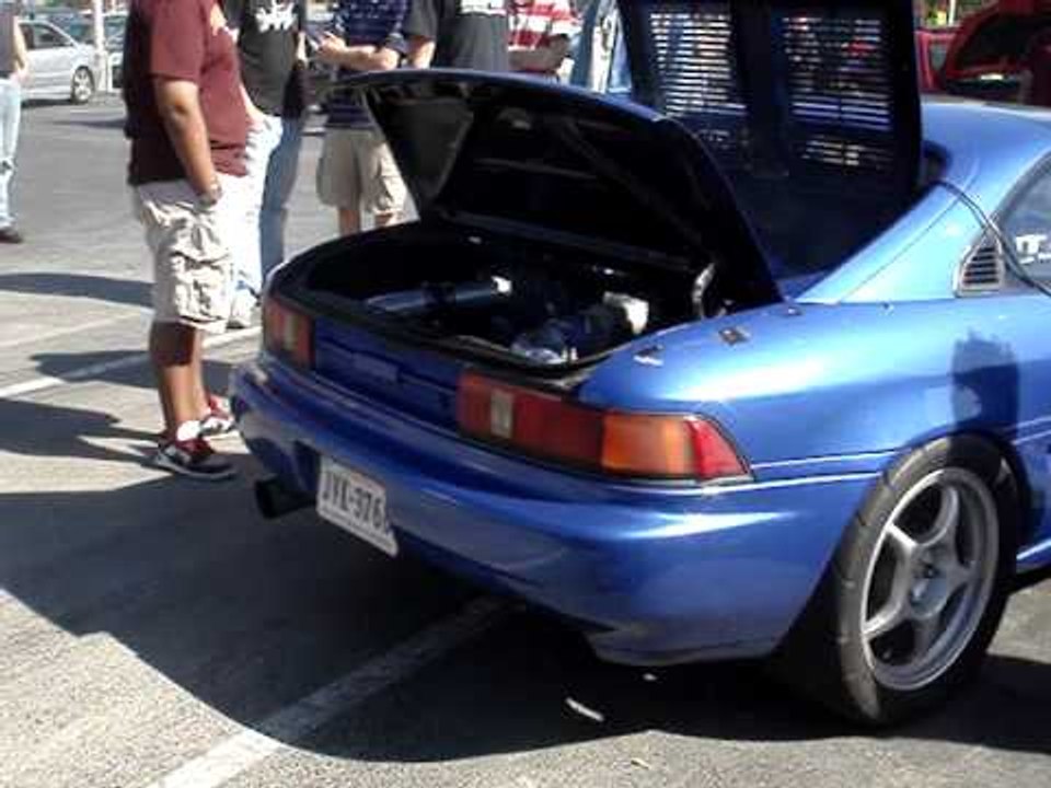 Toyota MR2 Turbo Shooting Flames!!