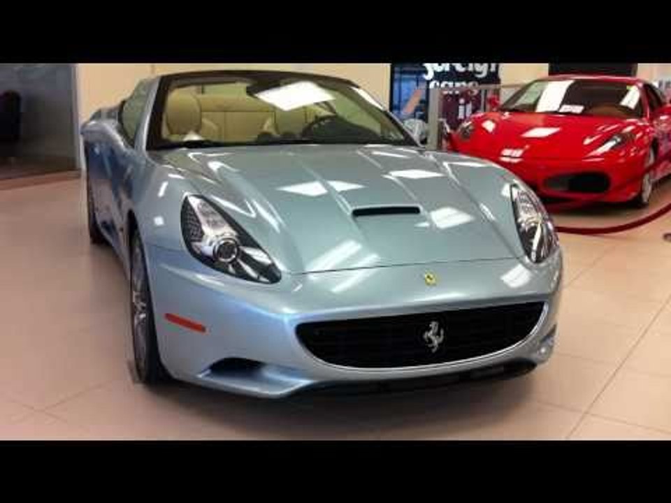 Baby Blue Ferrari California - Walkaround, Details and Interior!
