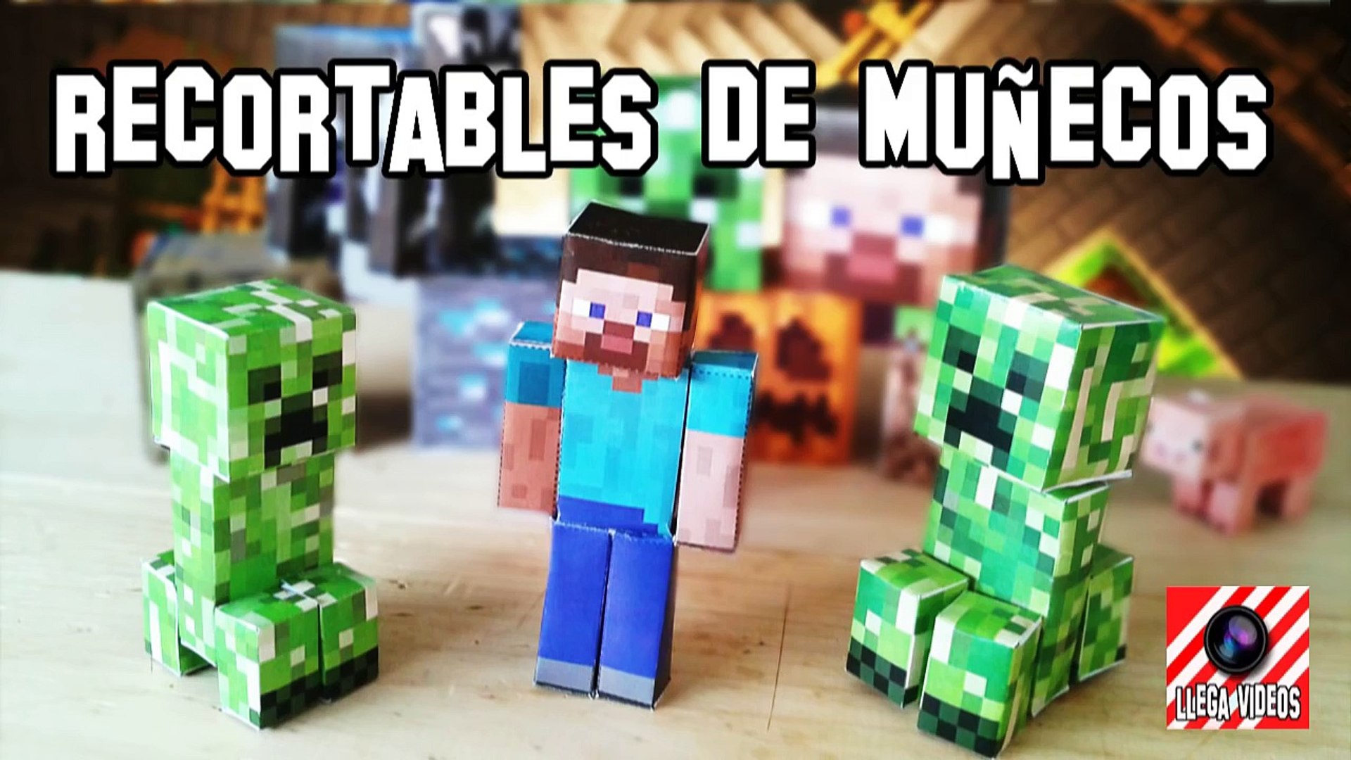 Como Hacer los Mu ecos y Personajes de Minecraft PaperCraft