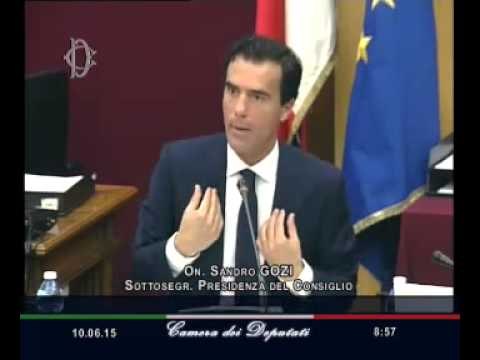 Roma - Audizione sottosegretario Gozi (10.06.15)