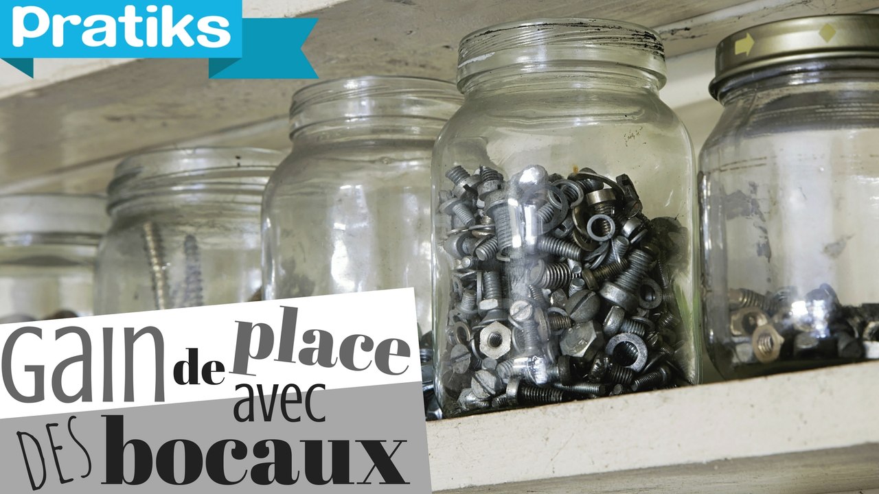 L'astuce pour gagner de la place avec des bocaux - Gaël gagne du temps