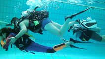Quadriplegic diving - Diving Club Orka