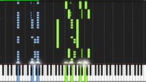The Avengers - Main Theme - Piano tutorial ( Synthesia )