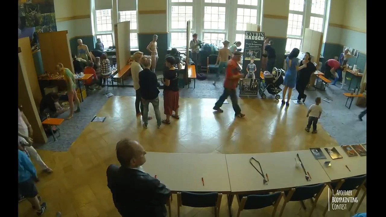 1. Apoldaer Bodypainting Contest 2015 - Zeitraffer