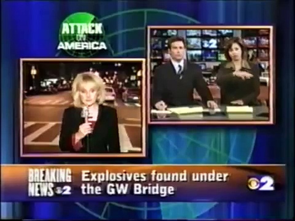 9/11/01: Truck Full Of Explosives & Two Suspects In Custody Caught on George Washington Bridge