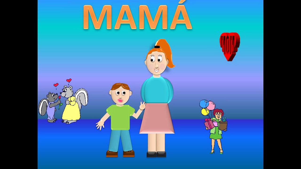 La Familia para Niños, The Family in Spanish for Children (Video Infantil)