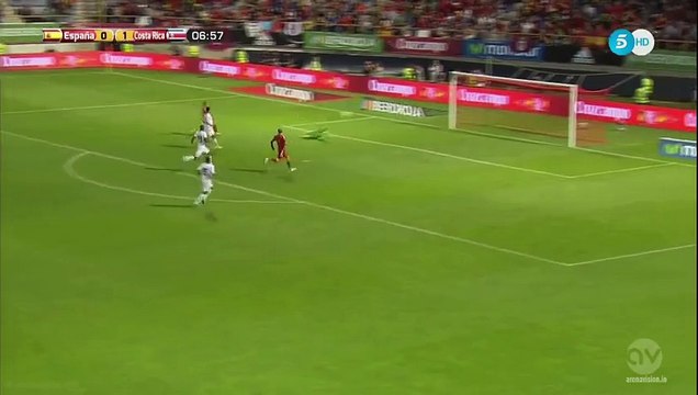 SPAIN Goal 2:1 | Spain vs Costa Rica 11.06.2015