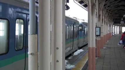 豪雪のJR信越本線　JR Shin'etsu Main Line in heavy snow