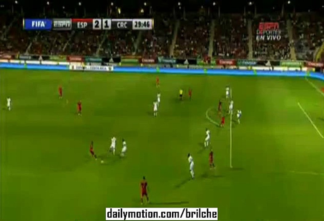 Goal Cecs Fabregas Spain 2-1 Costa Rica ( Friendly 2015)